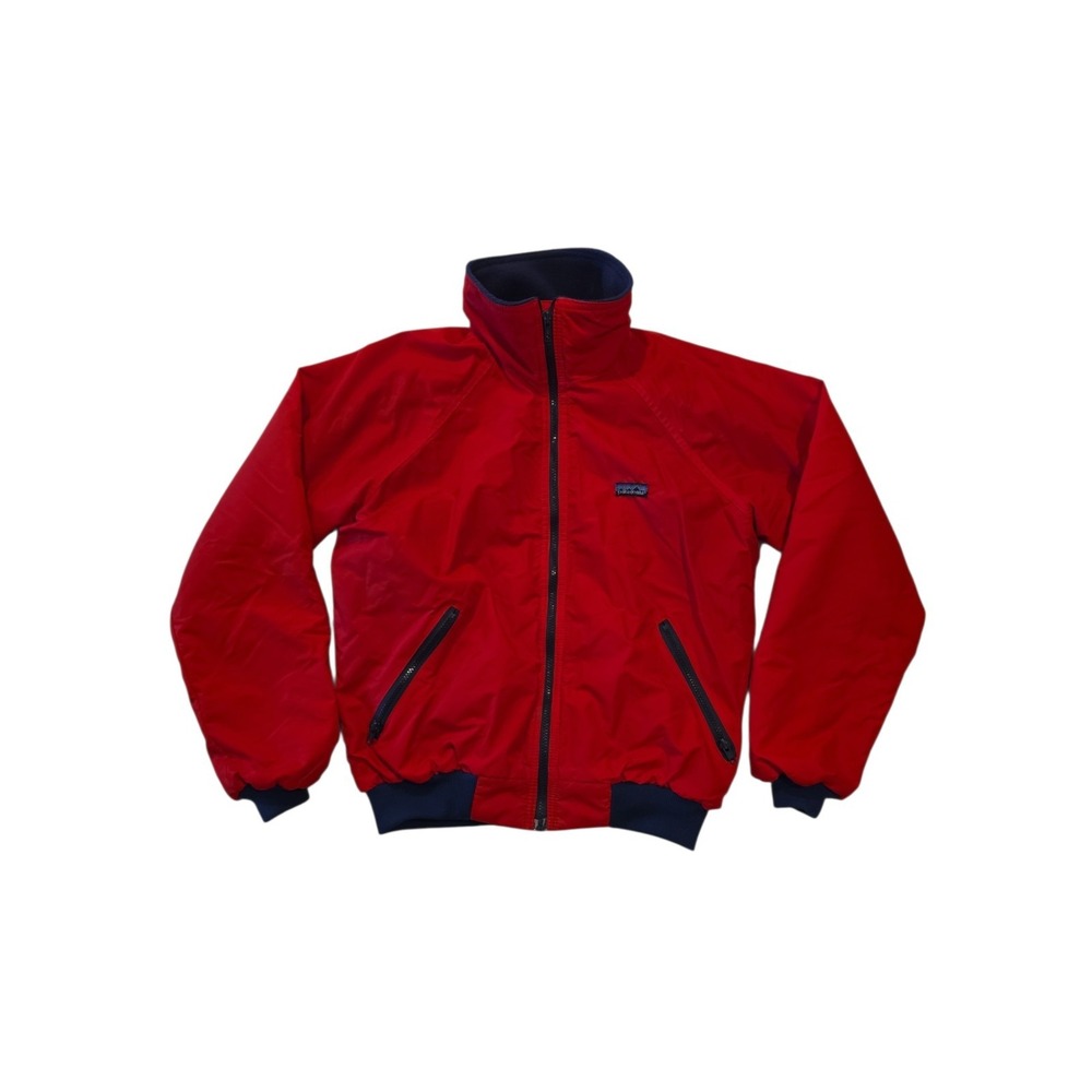 Vintage Patagonia Shelled Synchilla Jacket Mens M Red Made USA 28101 80s Bomber